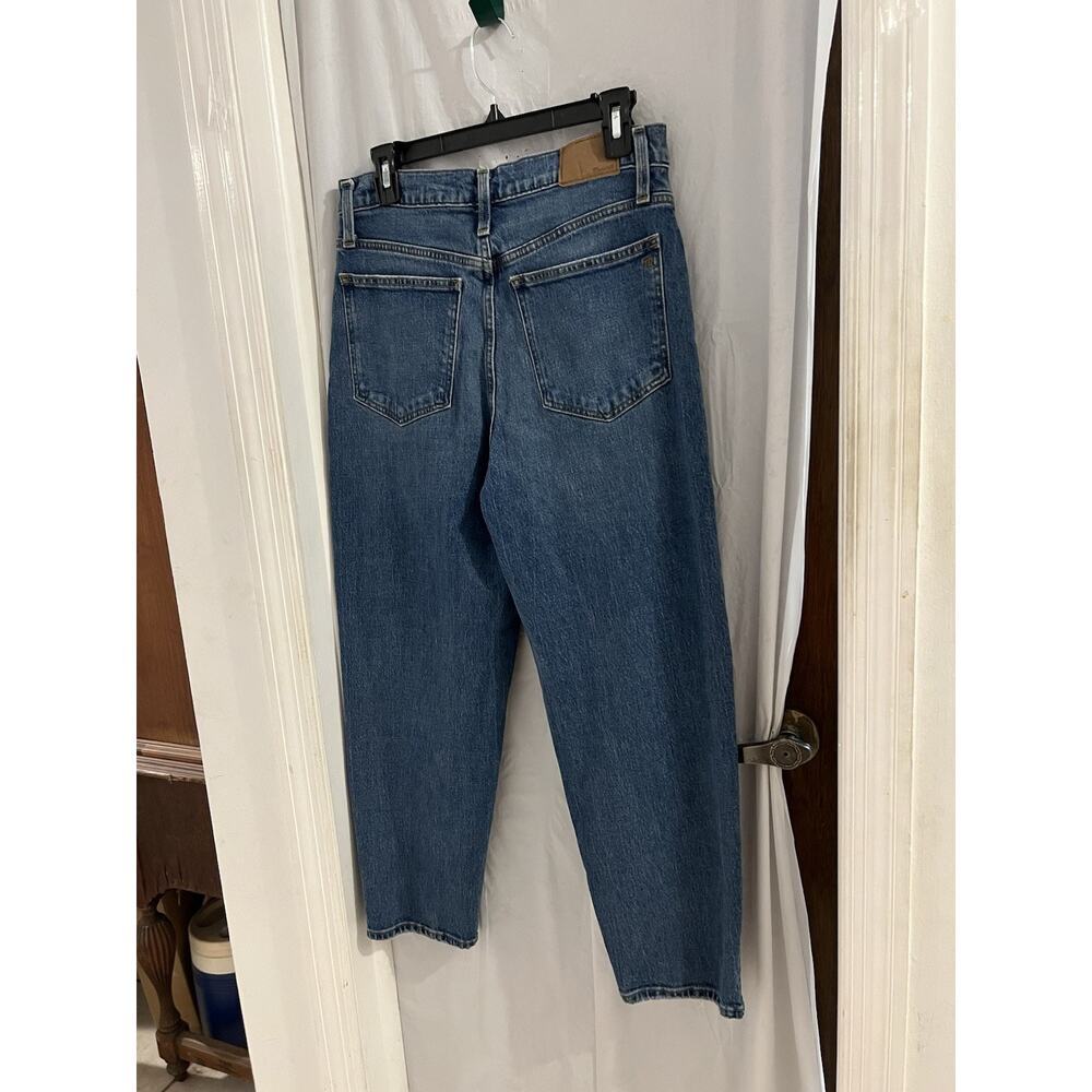 Madewell Balloon Jeans Sz 8 Cropped Festival Coastal Western Boho - Picture 4 of 6